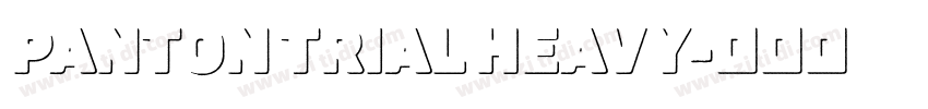 Panton Trial Heavy字体转换